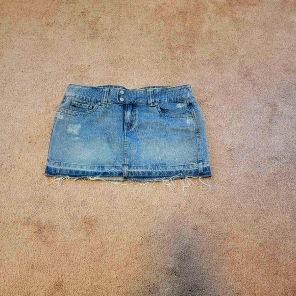 Aeropostale Skirts Aeropostale Denim Mini Skirt Poshmark